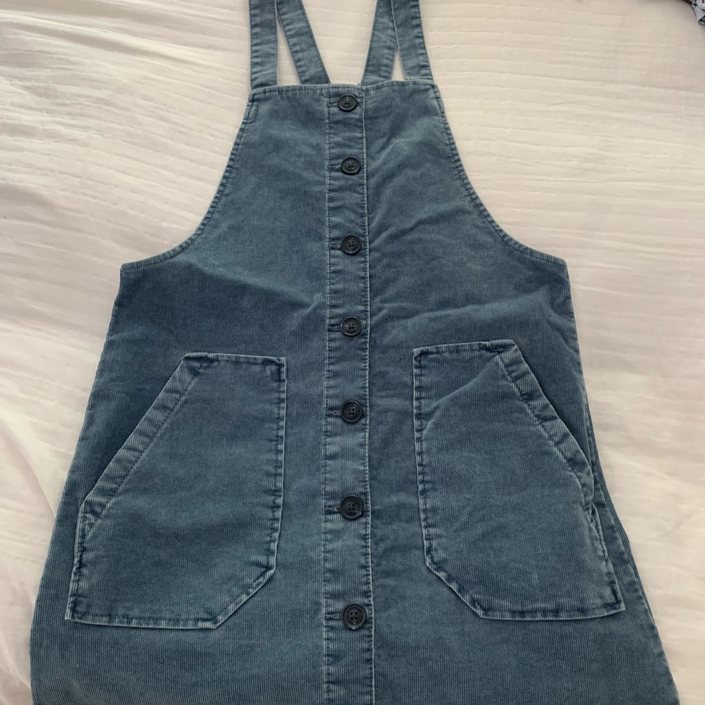 American Eagle Corduroy Overall Dress